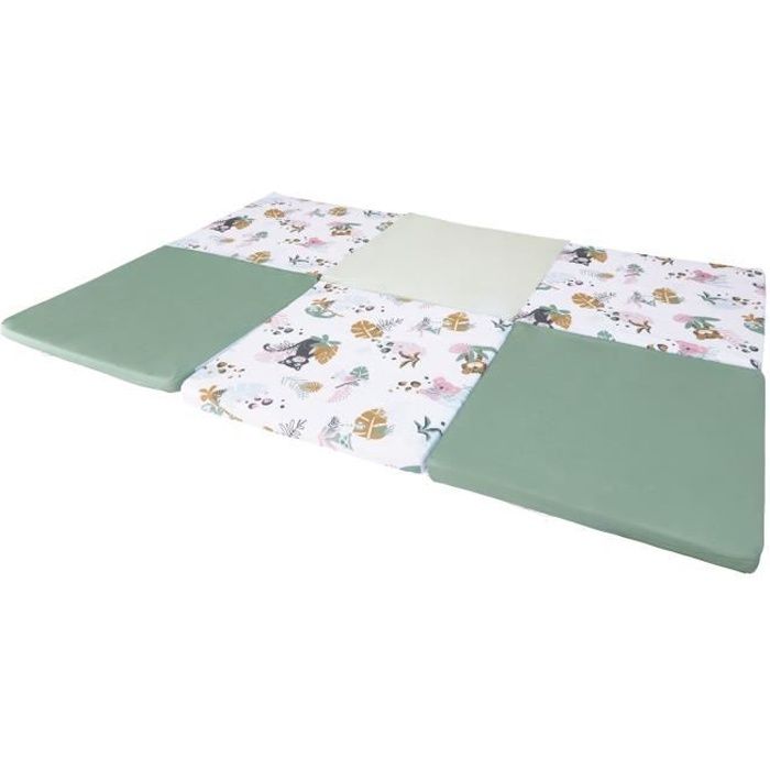 TINEO Maxi Tappeto Malin Jungle Buddies 5 in 1 - Evolutivo - Sfoderabile - 180x200 cm - Nuova collezione