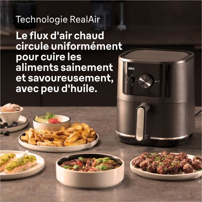 Friggitrice ad aria - BRAUN - MultiFry 3 - 1500 W - 4,3 L - Nero