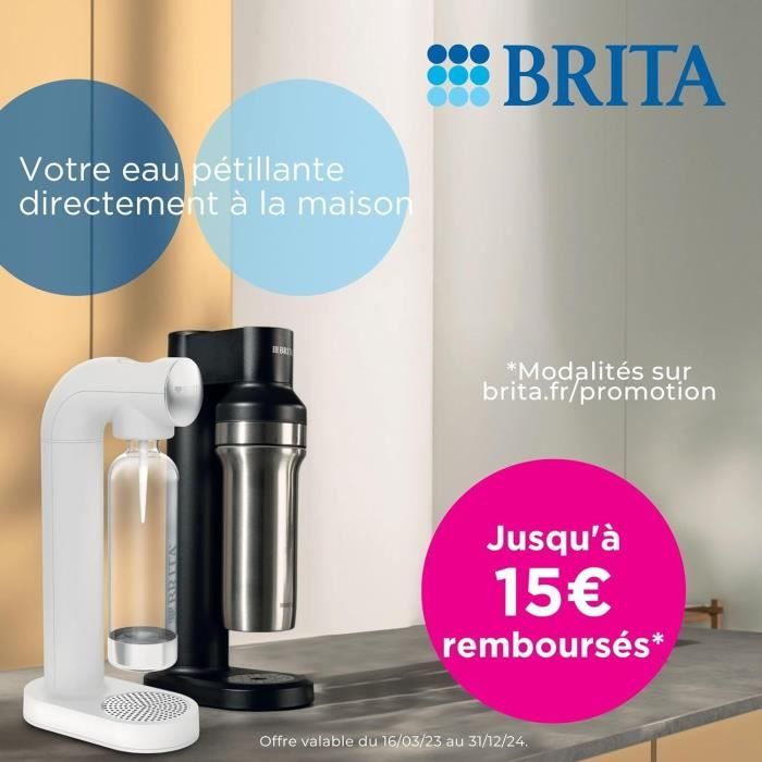 BRITA sodaONE macchina per acqua frizzante - nera