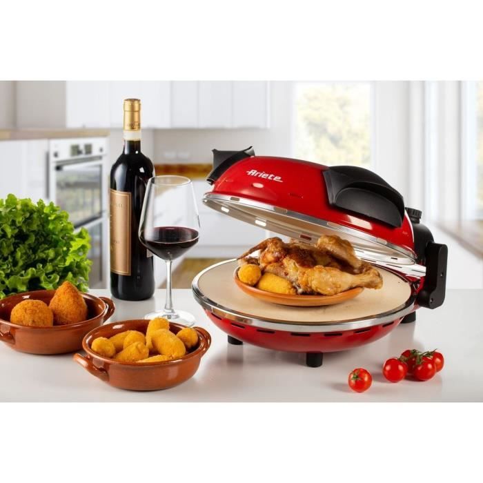 Forno per pizza Ariete Da Gennaro 1200 W Rosso e nero