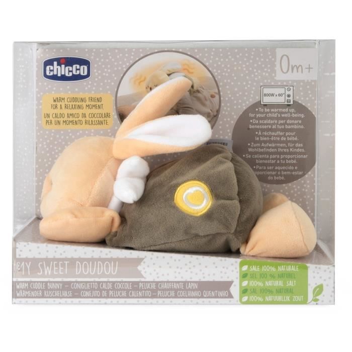 Peluche riscaldabile coniglietto - CHICCO - Beige - Dalla nascita