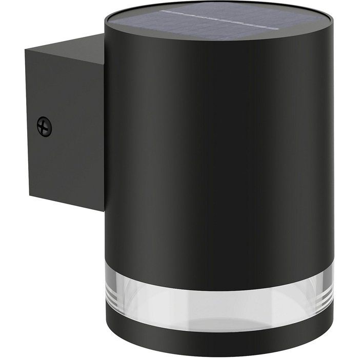 Applique da parete - PHILIPS - Fyce - ad energia solare - nera