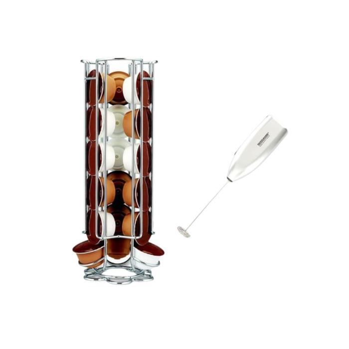 Set da caff� con porta capsule Dolce Gusto e montalatte - FACKELMANN
