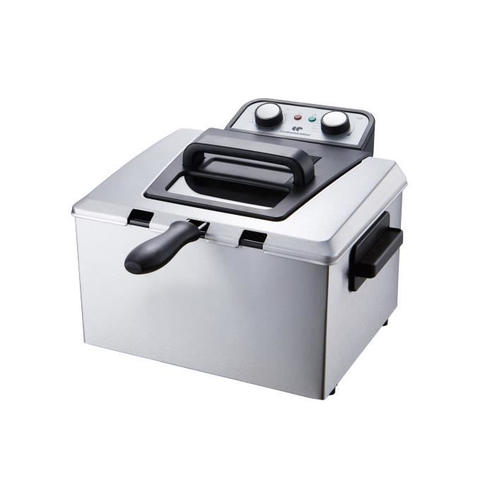 Friggitrice - CONTINENTAL EDISON - CEFR5IN3P - 5 L - 3 cestelli
