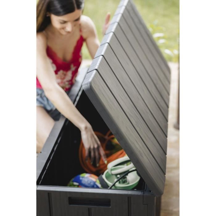 Box da giardino BRAVO - Resina - Capacit� 270 L - Antracite
