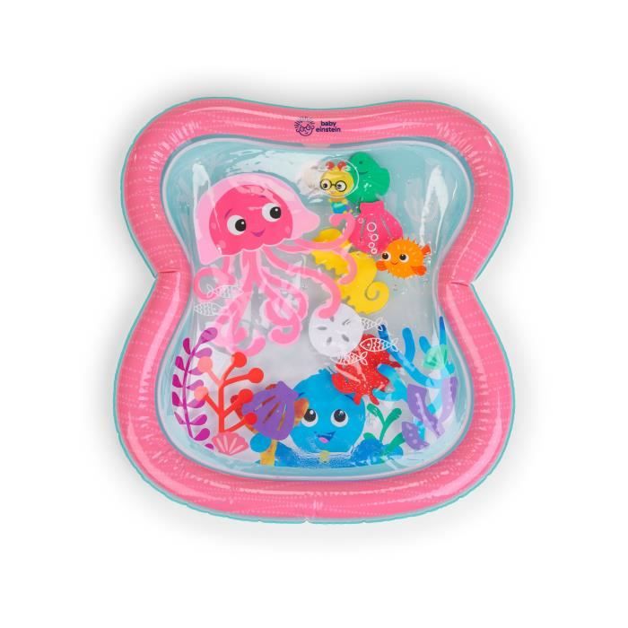 BABY EINSTEIN - JANET - Grande tappeto acquatico per bambine, gioco sensoriale e di sviluppo, gonfiabile, facile da pulire, pieghevole, 0M+