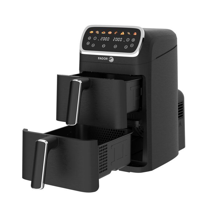 Friggitrice ad aria - FAGOR - FG7503 - Capacit� 8 litri - Doppio serbatoio da 4 litri - 8 programmi - 2600 W