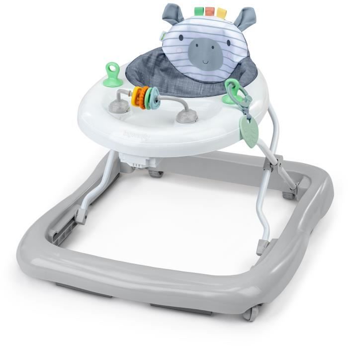 Girello con attivit� - INGENUITY - Collezione Chambray - Schienale comodo e imbottito - 3 altezze - Pieghevole