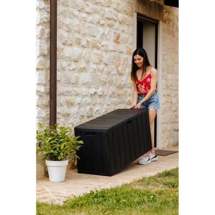 Box da giardino BRAVO - Resina - Capacit� 270 L - Antracite