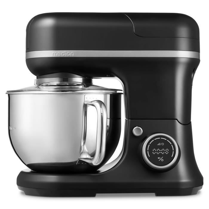 Robot da cucina 3 in 1 - MEDION - MD18430 - 1200 W - 5 L - 8 velocit� - Funzione tritatutto - Nero
