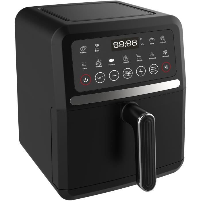 Friggitrice dietetica - LITTLE BALANCE - 8725 - Crousty light - 5 L - 1500 W - 12 programmi - Nero