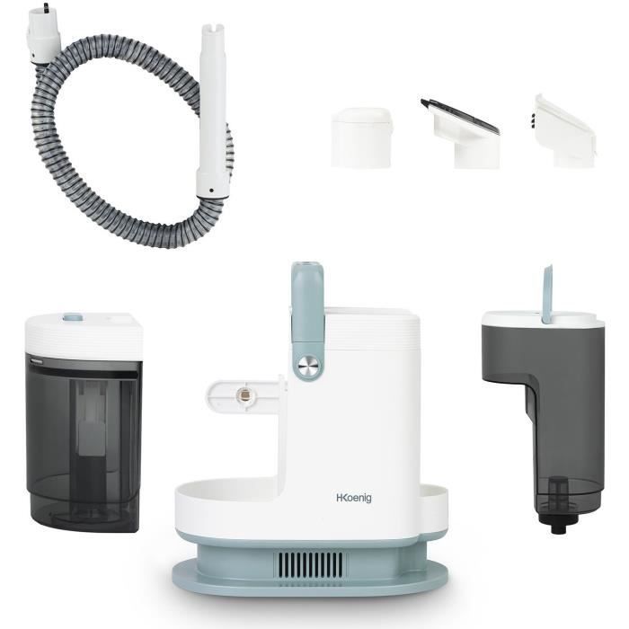 Pulitore per tessuti ad acqua calda e vapore - H.KoeNIG TWT99 - 1700 W - 2 spazzole