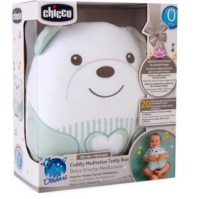 Orsetto di peluche morbido - CHICCO - Verde - Dalla nascita