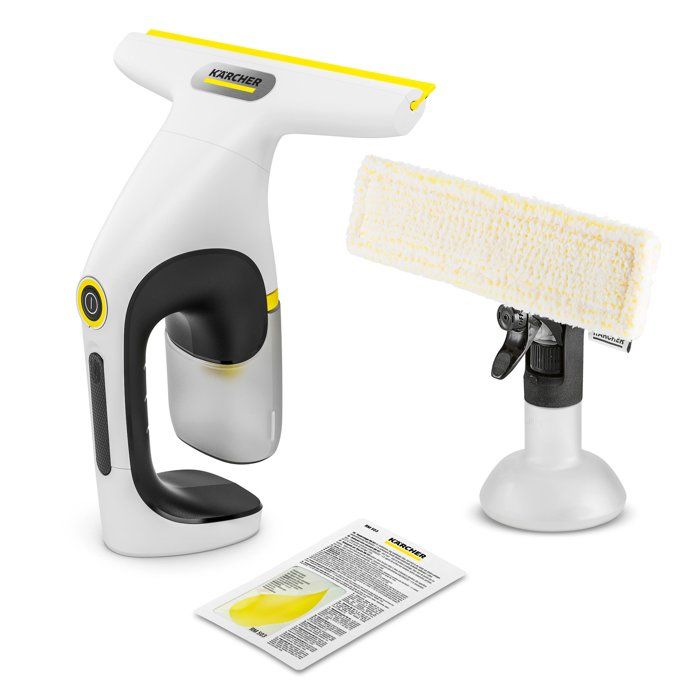 KARCHER WV 1 Compact Care - Lavavetri - Tergivetro da 250 mm - Autonomia della batteria: 25 minuti - Pulisce fino a 70 m� (circa 23 finestre)