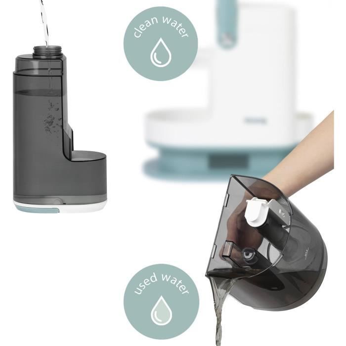 Pulitore per tessuti ad acqua calda e vapore - H.KoeNIG TWT99 - 1700 W - 2 spazzole