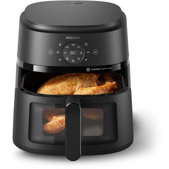 Friggitrice senza olio - PHILIPS - AirFryer NA230/00 - Capacit� 6,2L - 13 programmi di cottura - 1700W