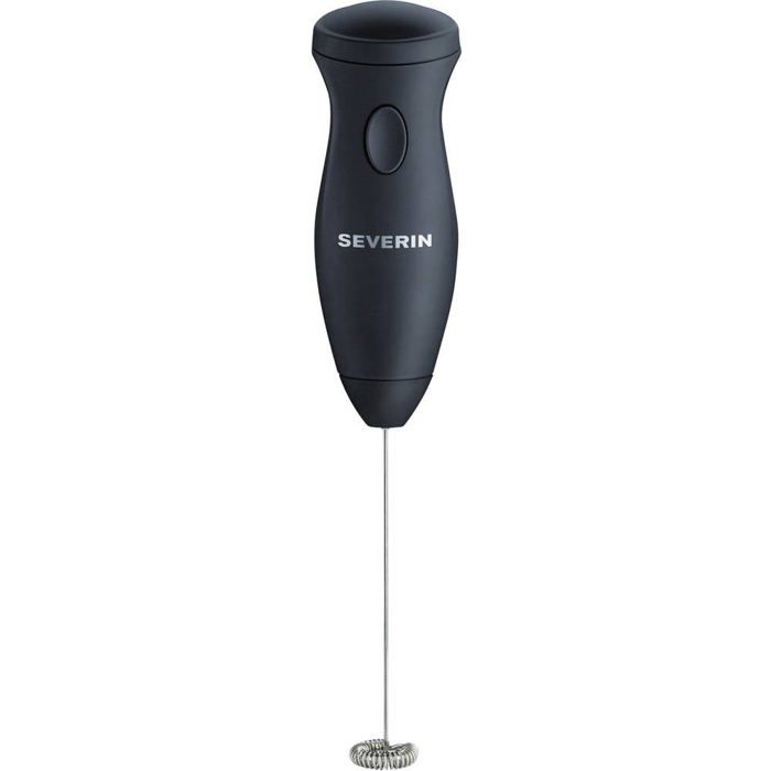 SEVERIN SM3590 Montalatte compatto e maneggevole, Schiuma di latte cremosa, batterie incluse, 11.500 rpm, pulsante pulsazioni