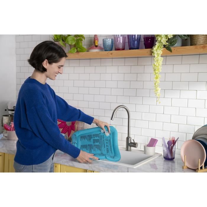 DISNEY BABY - STITCH - Tappetino ad acqua per neonati, gioco sensoriale ed educativo, gonfiabile, facile da pulire, pieghevole, dalla nascita