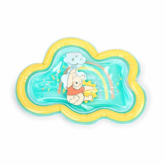DISNEY BABY -WINNIE- Tappetino per l'acqua per neonati, gioco sensoriale ed educativo, gonfiabile, facile da pulire, pieghevole, dalla nascita
