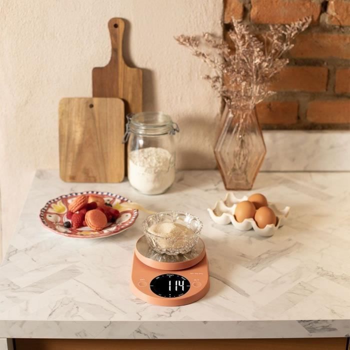 Bilancia da cucina elettronica - Livoo - DOM493T - Terracotta