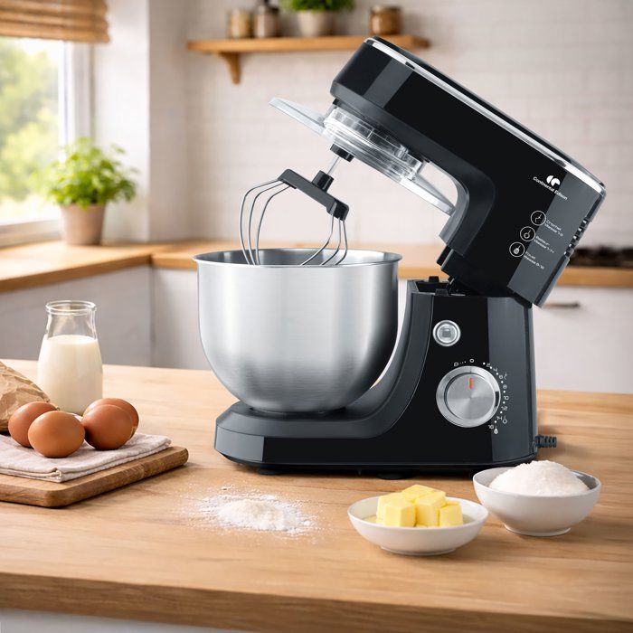 Impastatrice planetaria - CONTINENTAL EDISON - CERP800B2 - 800 W - 4,3 L - 10 velocit� + funzione a impulsi - Nera