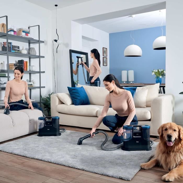 HOOVER HS500 Smacchiatore e Shampoo - Lava e asciuga tappeti, moquette, divani, tessuti, sedili auto - Potente 400 W
