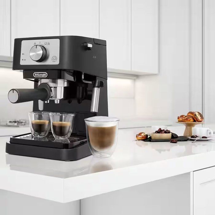 Macchina per caff� espresso - DELONGHI - Stilosa EC230.BK - 1100 W - Lancia vapore - Nero