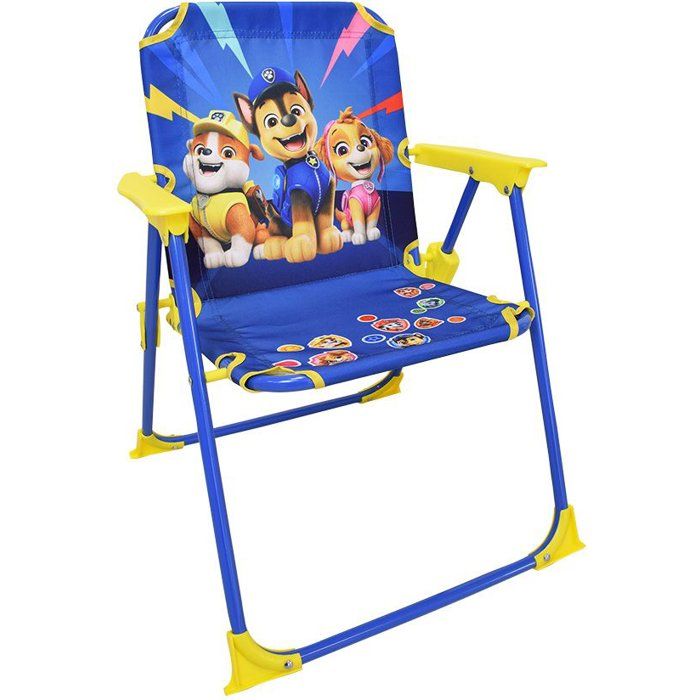 Set di mobili da giardino FUN HOUSE PAW PATROL - 1 tavolo 46 x �46 cm, 2 sedie 53 x L.38.5 x P.37.5 cm e 1 ombrellone H.125 x �100 cm