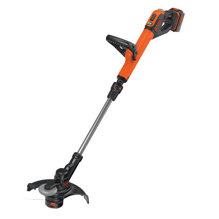 Tagliacorde BLACK & DECKER POWERCOMMAND  18V LITIO Cordless 30cm - 4Ah - 1 batteria - 1 bobina di filo da 10m 1.6mm - 1 caricatore
