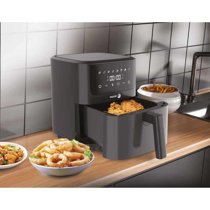 Friggitrice senza olio - FAGOR - Airfryer FGR65 - Capacit� 6,5L - 8 programmi di cottura - 1600W