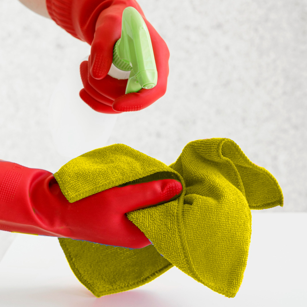 Panno multiuso in microfibra Allice giallo