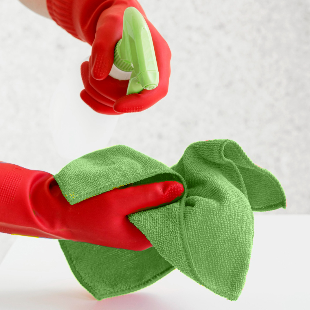 Panno multiuso in microfibra Allice verde