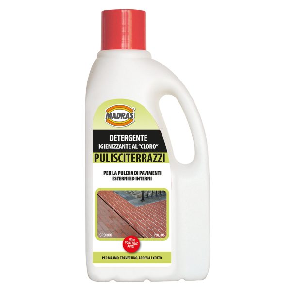 Detergente igienizzante e sgrassante per pavimenti esterni ed interni Pulisciterrazzi 1 litro