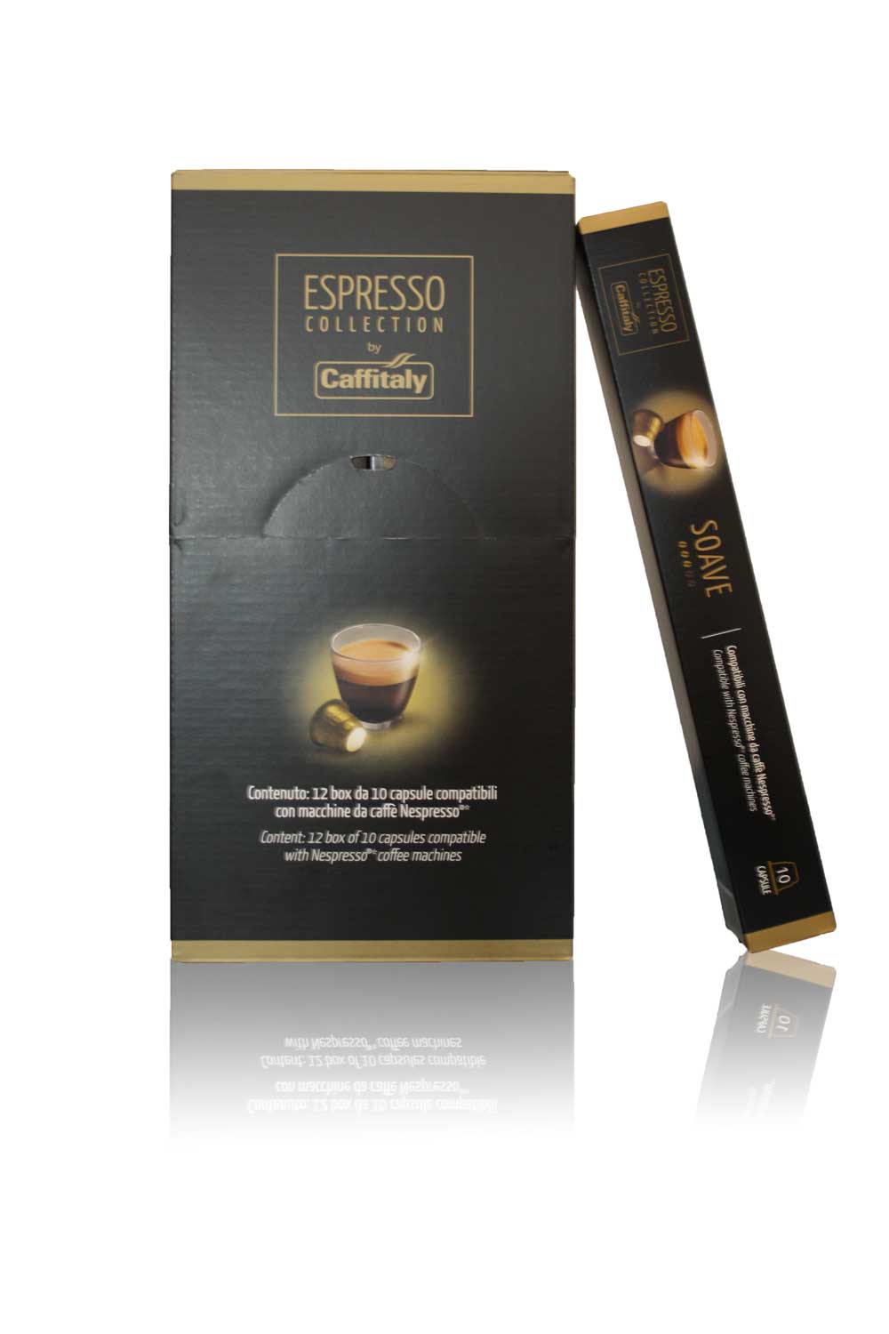 Confezioni 120 capsule Collection Soave compatibili con Nespresso