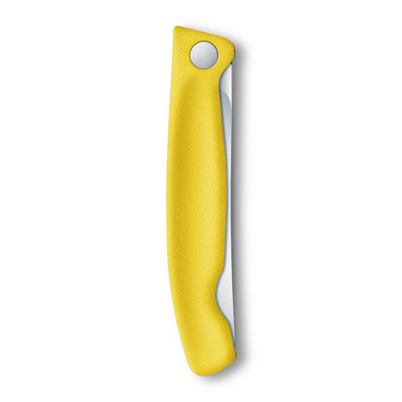 Coltello pieghevole seghettato giallo - Victorinox Swissclassic