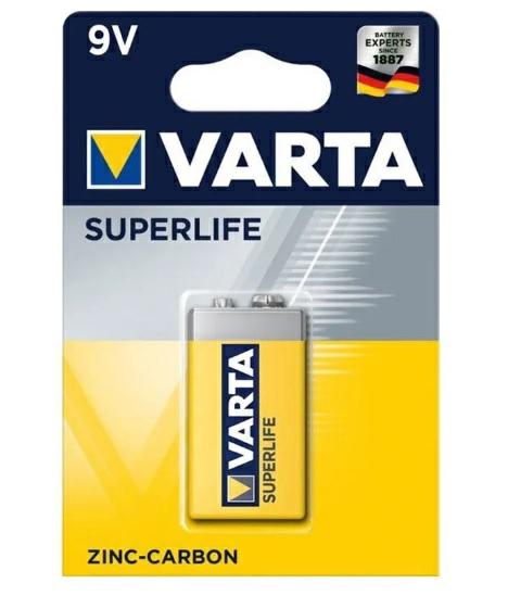 VARTA PILE 9V SUPER HEAVY DUTY ZINCO 1PZ