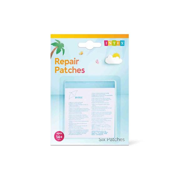 INTEX TOPPE DI RIPARAZIONE GONFIABILI 7x7x0,1CM 59631