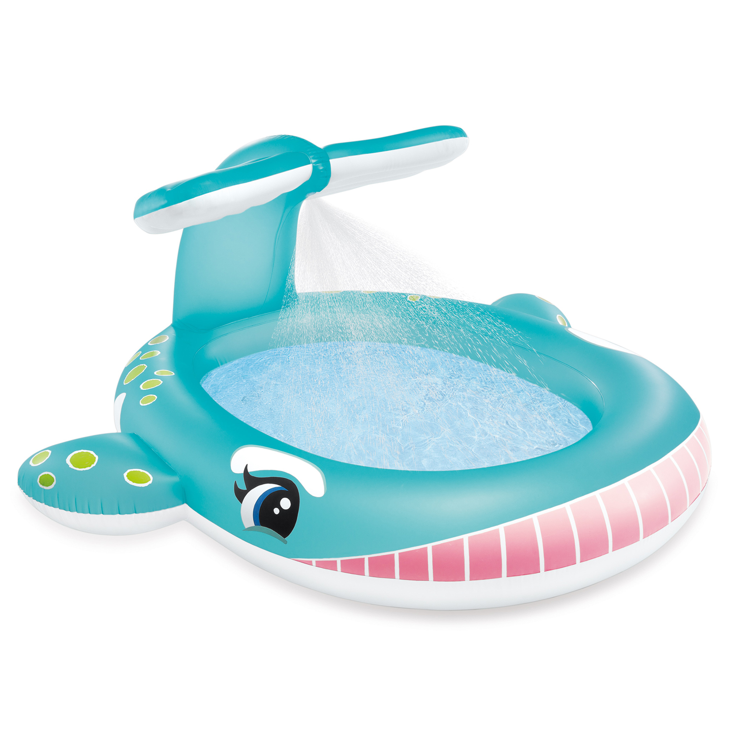 INTEX PISCINA BALENA CON SPRUZZO 201x196x91CM MULTICOLRE 57440