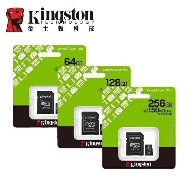 KINGSTON MICRO SD 256GB CON ADATTATORE CANVAS PLUS SDCS3/256GB CL10