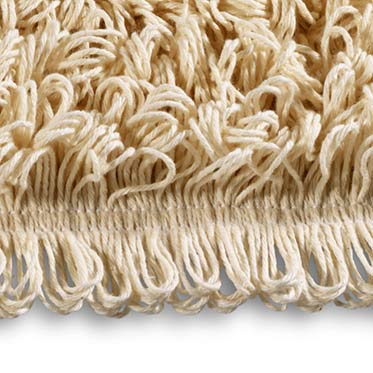 Scatola 5 frange Wet System a pulsanti in cotone da 40 cm.