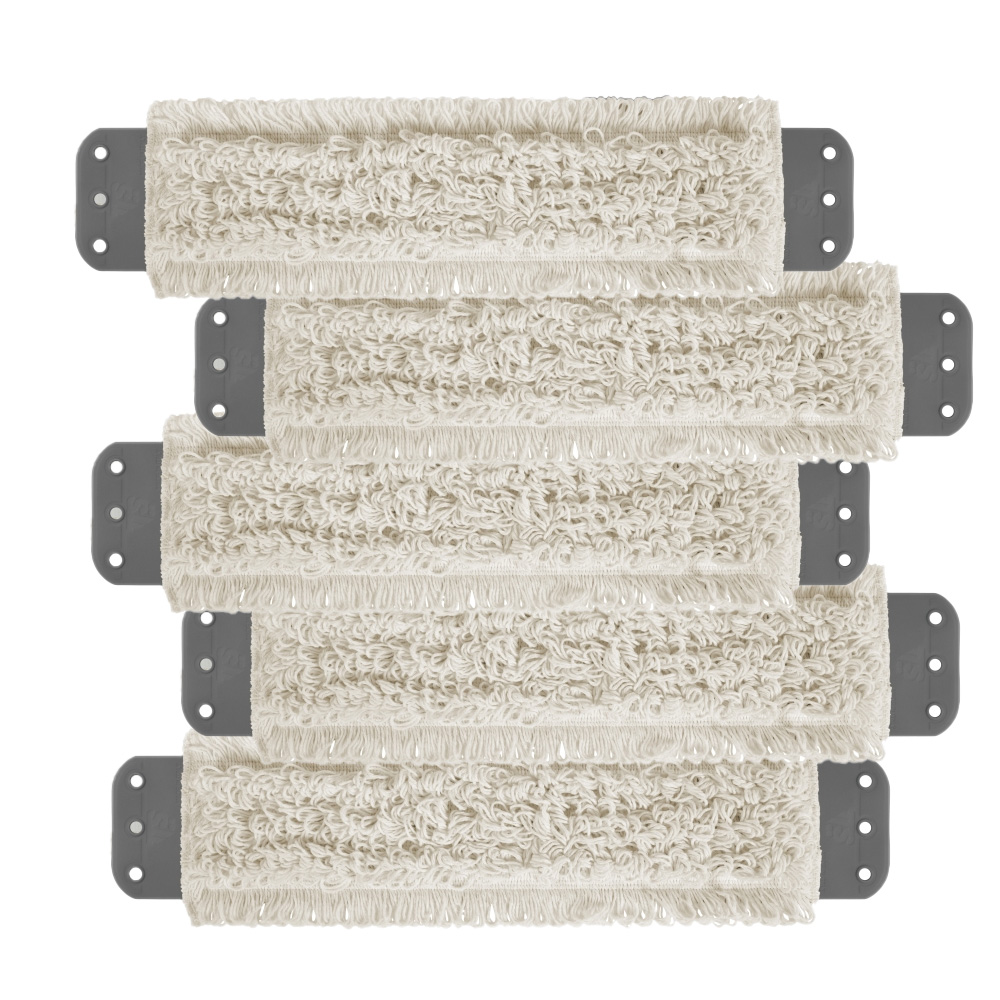 Scatola 5 frange Wet System Eco in cotone da 40cm.