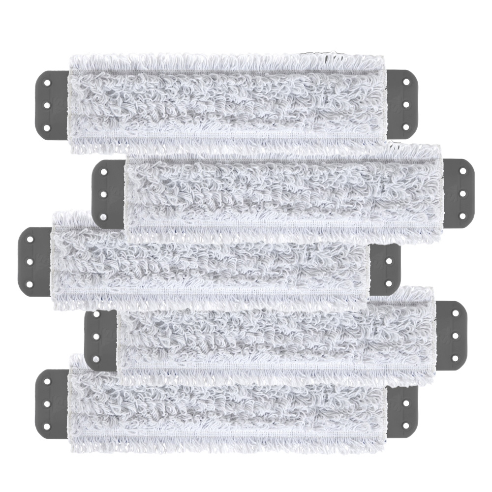 Scatola 5 frange Wet System Eco in microfibra da 40 cm.