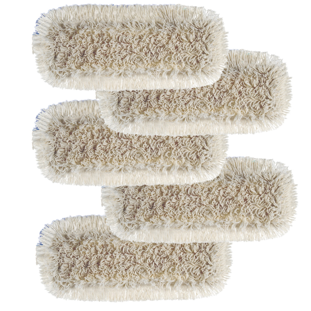 Scatola 5 frange Velcro System in cotone da 40 cm.