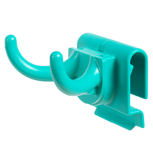 Gancio doppio per vaschetta Nick plus