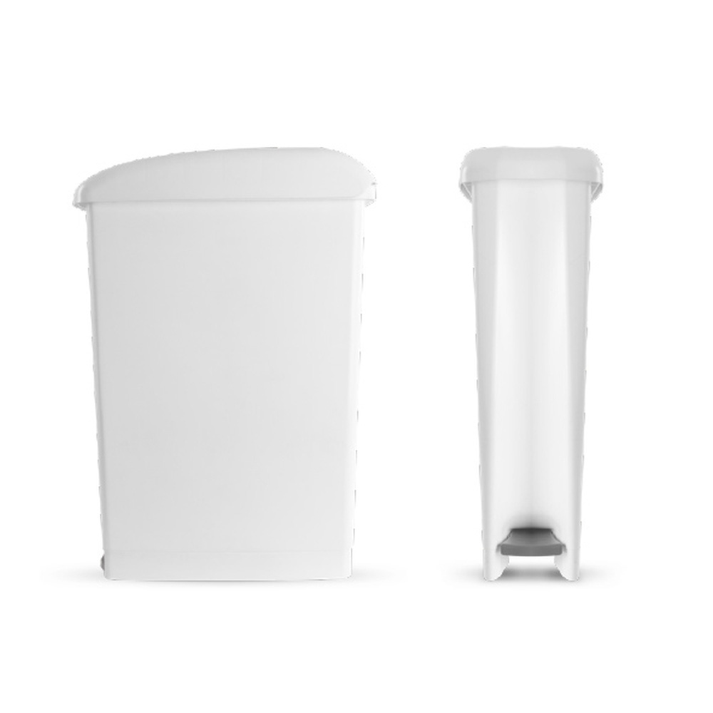 Pattumiera spazzatura con coperchio e pedale da 17 litri