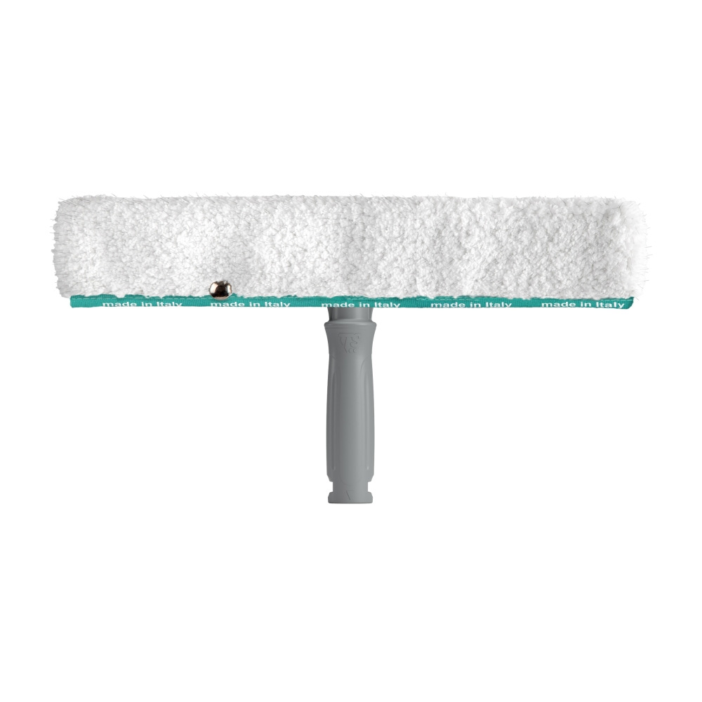 Sistema pulizia vetri Astro e ricambio vello microfibra con setole 25 cm