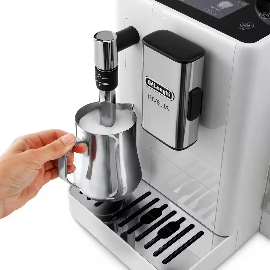 Macchina da caffè automatica De Longhi Rivelia EXAM440.35.W bianca