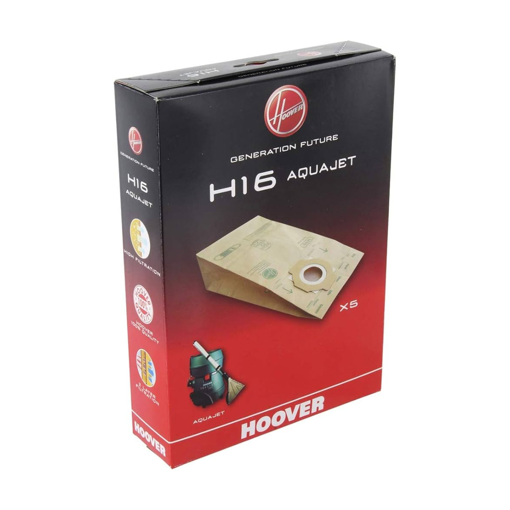 Confezione da 5 sacchi in carta H16 Aquaplus