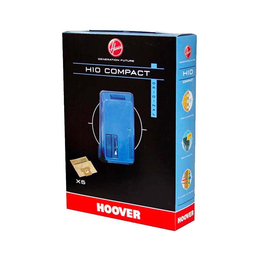 Confezione da 5 sacchi in carta H10 Compact