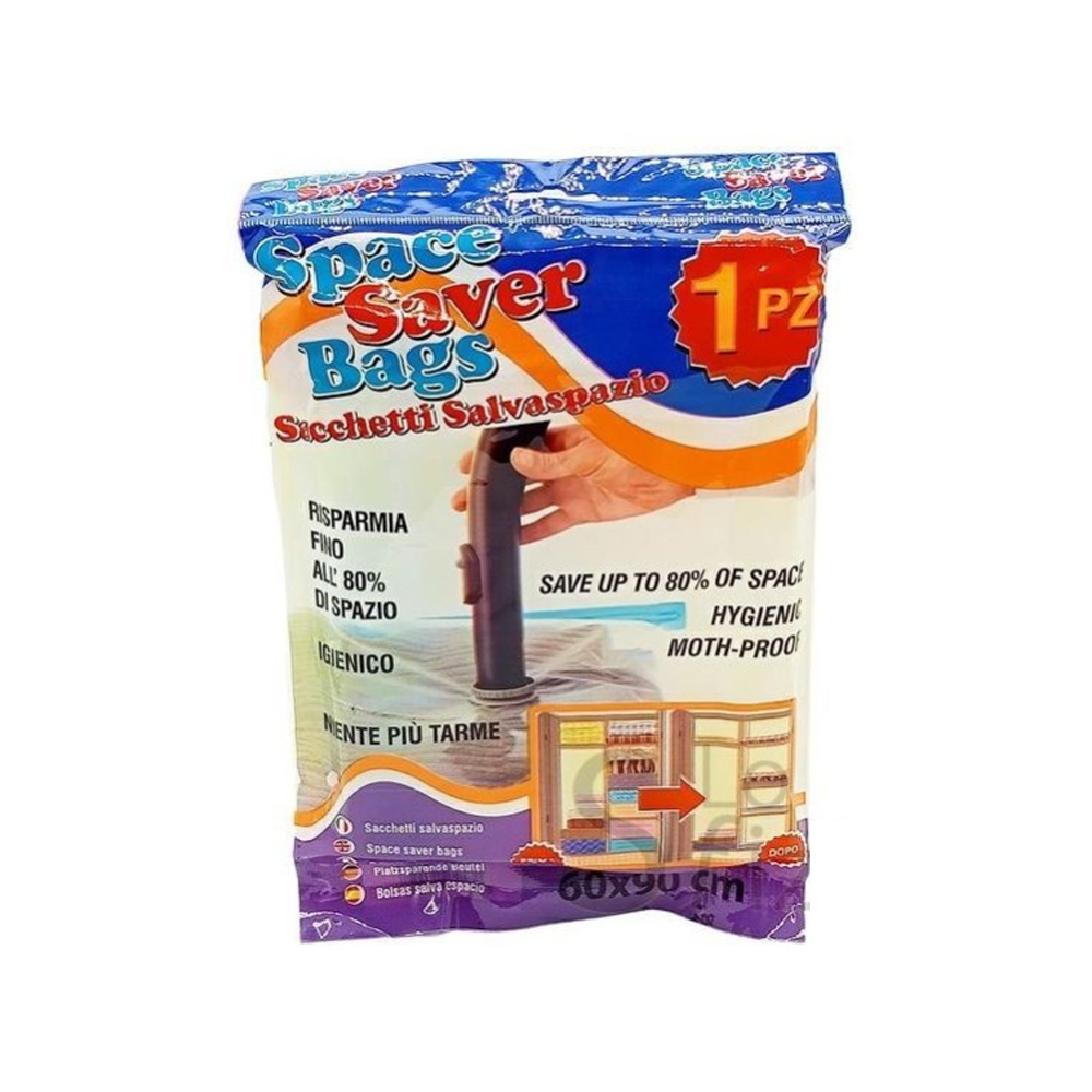 Sacchetto salvaspazio per sottovuoto da 60X90 cm